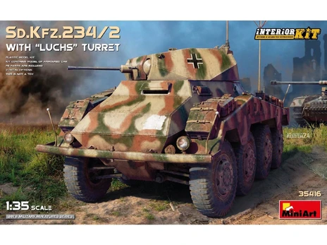 Miniart - Sd.Kfz.234/2 with "Luchs" Turret Interior Kit, 1/35, 35416