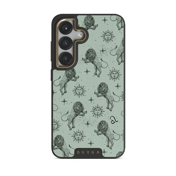 Leo - Samsung Galaxy S25 Plus Case, Elite Dark (Magnetic) / Gold / Turquoise