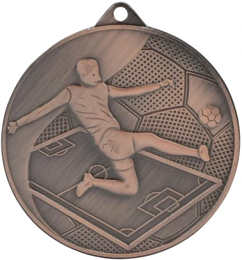 Detal Bronzos medalis futbolas