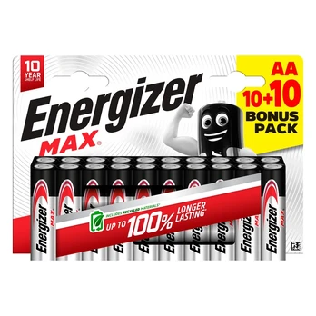 Baterija ENERGIZER MAX AA LR6 10+10 SZT.