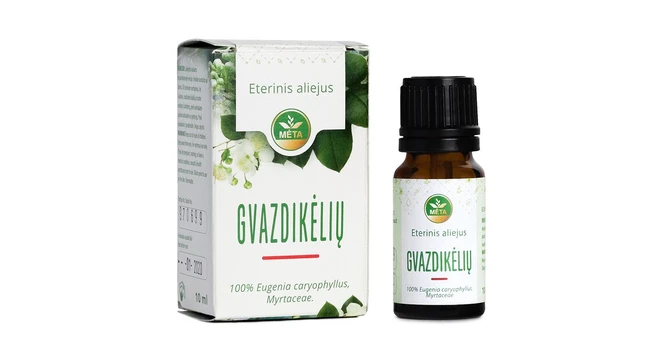Eterinis aliejus MĖTA 10 ml, gvazdikėlių