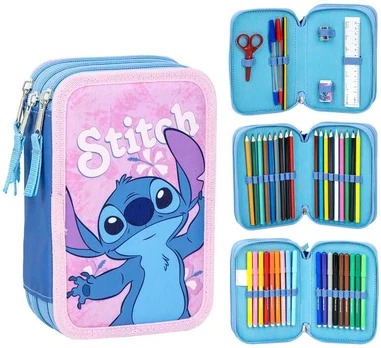 CERDÁ Disney Stitch triple pencil case