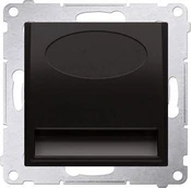 Kontakt Simon Simon LED juoda (DOS14.01 / 48)