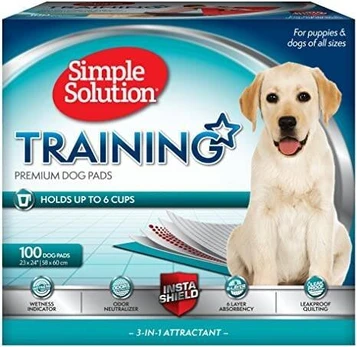 Simple Solution training pads, vienkartinės palutės, 100 vnt (ekonomiška pakuotė)