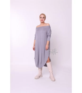 Viskozinė TAFFI suknelė dark grey 4
