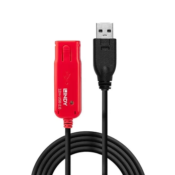 KABELIO USB2 pratęsimas 12M/42782 LINDY