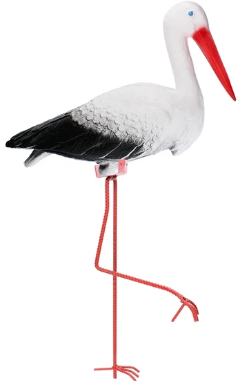Didelis dekoratyvinis gandras sodui – 83 cm