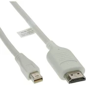 Kabelis InLine Rodyti Port Mini - HDMI 2m balta (17172I) kaina