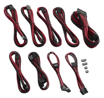 Laidas Cablemod C-Series AXi/HXi/RM, juoda/raudona