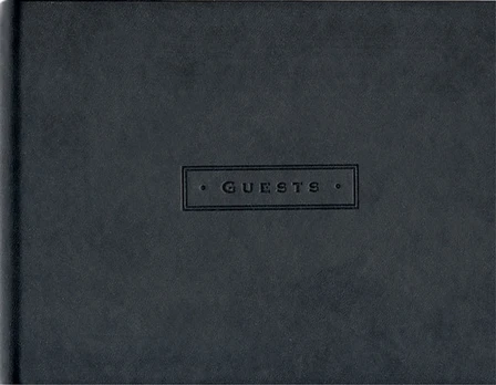 Artisan Guest Book/Classic Black