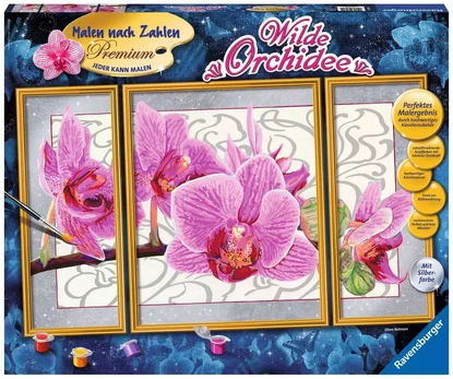 Ravensburger tapyba pagal skaičius „Orchidėjos“, 80×50 cm