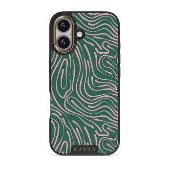 Hawaiian Breeze - iPhone 17 Case, Elite Dark (MagSafe) / Gold