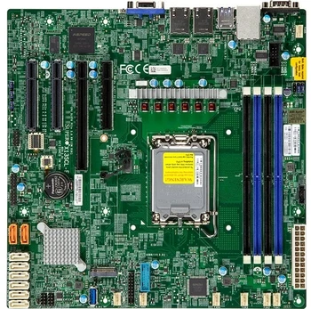 Pagrindinė plokštė Super Micro Computer SUPERMICRO MB X13SCL-F-B S1700 miTX DDR5,max.128GB,SATA3,USB3.2,bulk