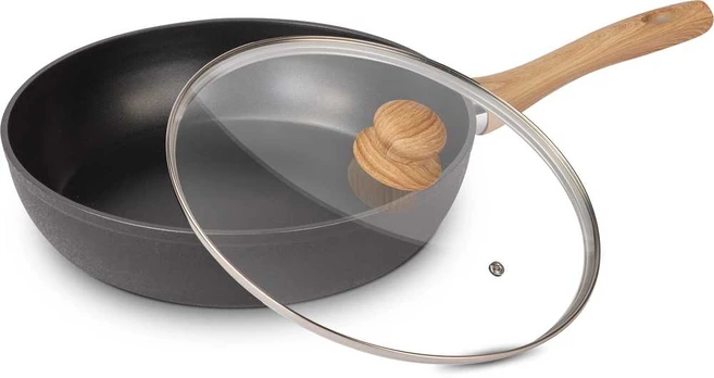 Lamart LT1259 Pan with lid NATUR, 28 cm