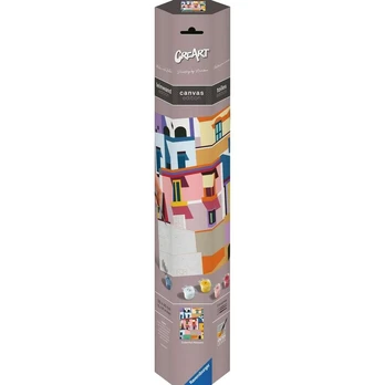 Ravensburger CreArt Canvas Edition: Colorful Houses, Painting