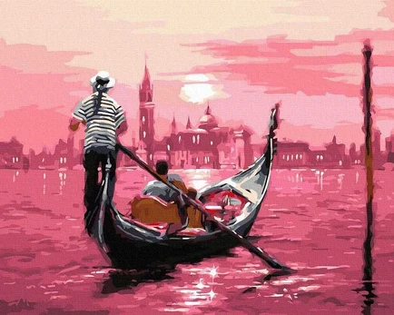 TPS Tapybos rinkinys "Rožinė Venice"