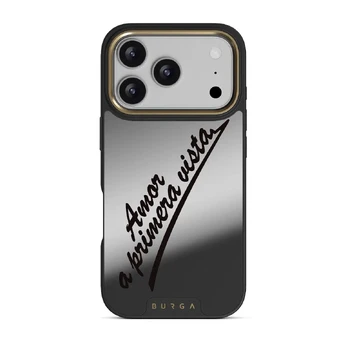 Amor - iPhone 17 Pro Case, Elite Mirror Dark (MagSafe) / Gold