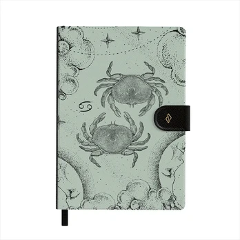 Cancer - Notebook, A5 (14.8 x 21cm) / Lined / Turquoise