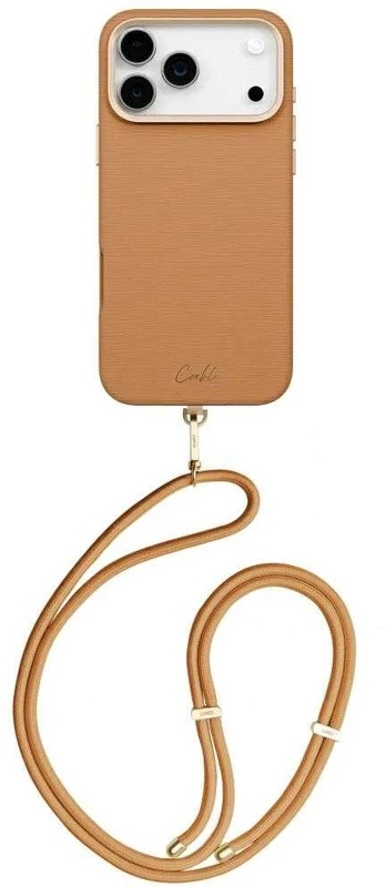 Dėklas UNIQ Coehl Mirelle Case for iPhone 17 Pro Max Magnetic Charging Brown