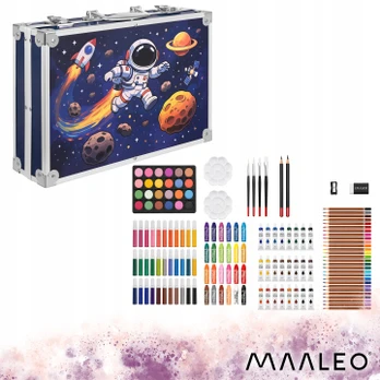 Painting set in a suitcase - Maaleo astronaut