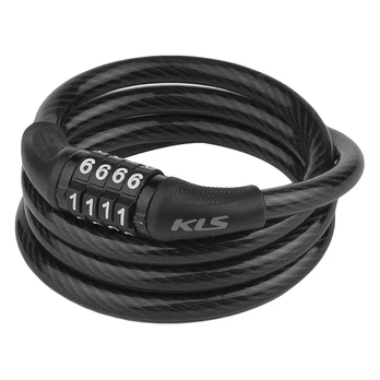 Trosinė spyna KLS Code // 1000 mm, kodinė (juoda)