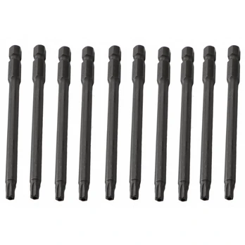 Antgalis smūginis TORX su kiauryme 1/ 4" (6.3mm), 10vnt.