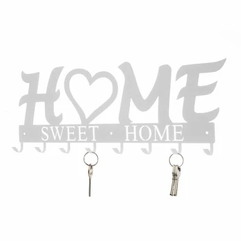"Home Sweet Home" sieninė pakaba balta