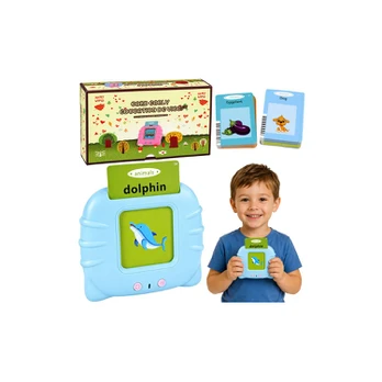 Lean Toys English Word Learning Card Reader Educational Toy Mėlyna