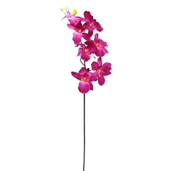 Dirbtinė gėlė orchidėja, dydis 78 cm : Spalva - Violetinė