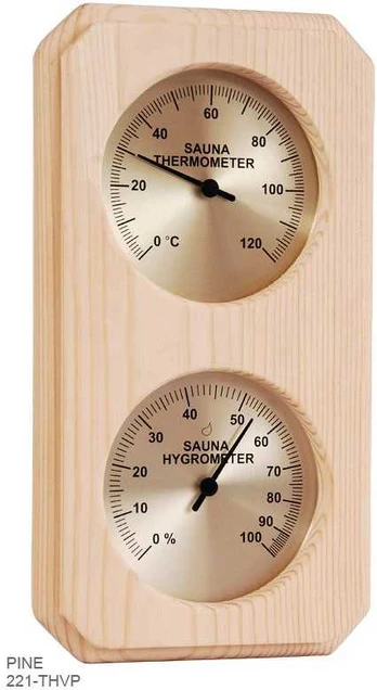 SAWO termometras - higrometras 221-THVP