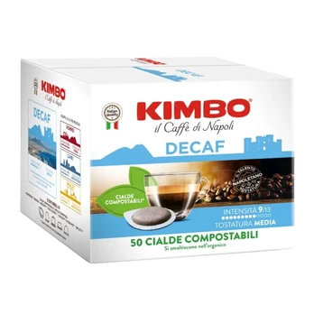 Kavos tabletės be kofeino E.S.E. Kimbo DECAFFEINATED 50 vnt.
