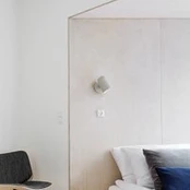 HAY Noc Wall Button LED sieninis šviestuvas, baltas