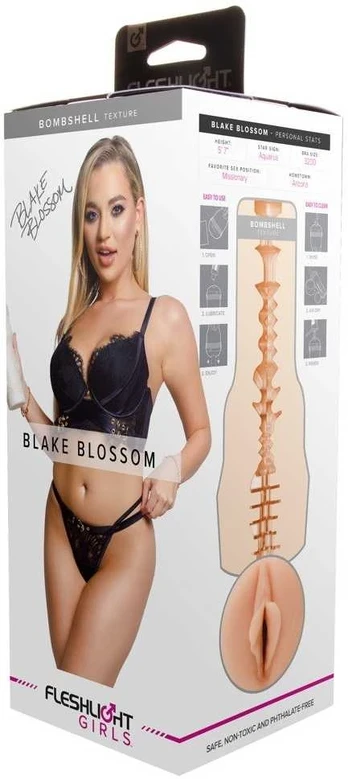 Fleshlight Blake Blossom Vibruojantis masturbatorius