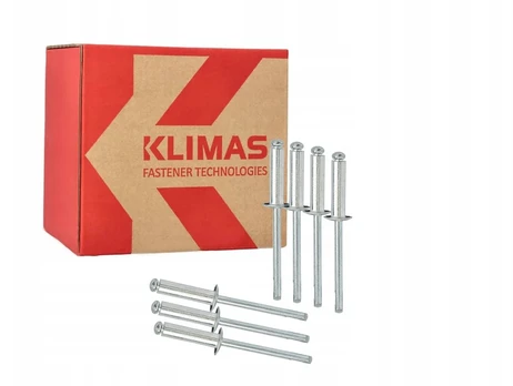 Kniedės Nass 4,8x8 mm, 500 vnt.