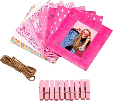 Kodak Barbie frame squares, clips and string