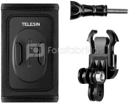 Telesin Strap bracket backpack J-Hook mount for sports cameras 360° (GP-BPM-003)