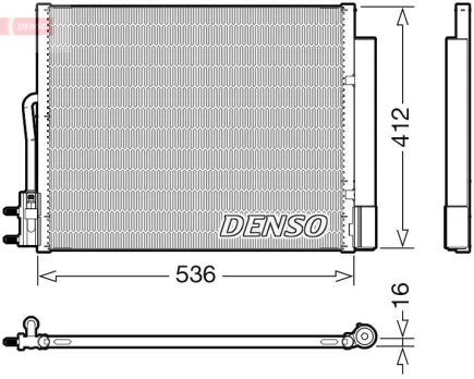 Kondensatorius, oro kondicionierius DENSO DCN20043