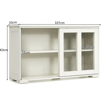 Bonideco Select Bufetas 106,5x33x62,5cm., kreminės spalvos