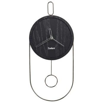 Beliani Laikrodis ścienny SIERRE 20 cm Juodas