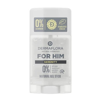 DERMAFLORA FOR HIM 0% SERENITY pieštukinis želė dezodorantas, 50 ml