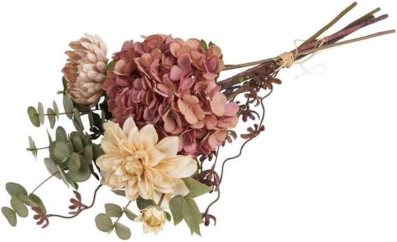 House Nordic Dirbtinė Dahlia puokštė, PE plastikas