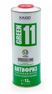 XADO aušinimo skystis Žalias, 11 koncentratas, 1L