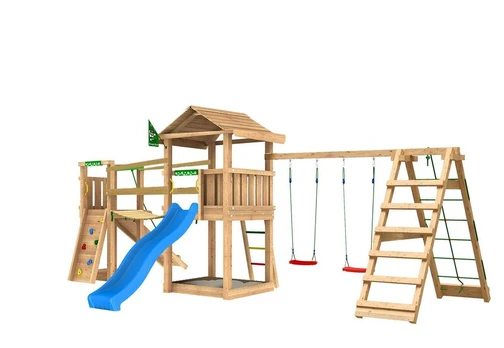 Žaidimų aikštelė Jungle Gym House Clutter Bridge 2 Climb