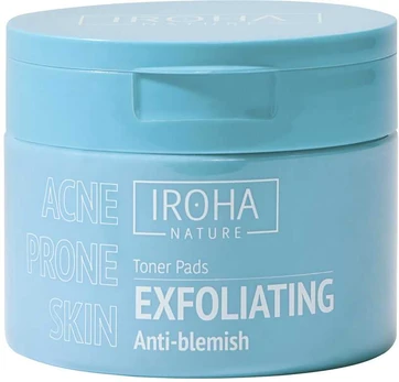 Iroha ACNE PRONE SKIN exfoliating tonic discs 50 u