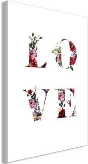 Artgeist Paveikslas - Love in Flowers (1 Part) Vertical kaina