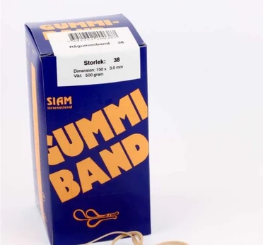 Valiklis Siam Gummibånd nr. 38 150x3,0mm (500g)