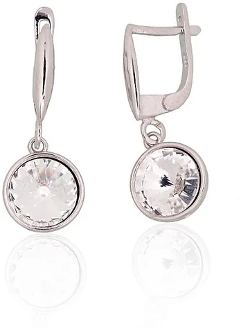 Diamond Sky Jewelry Sidabriniai auskarai „Vortex V“