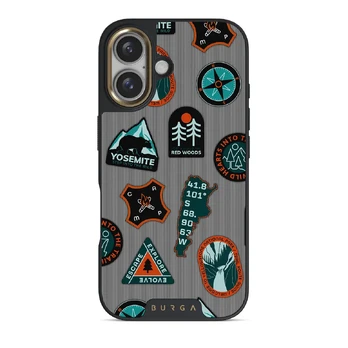 Basecamp - iPhone 16 Case, Elite Dark (MagSafe) / Gold