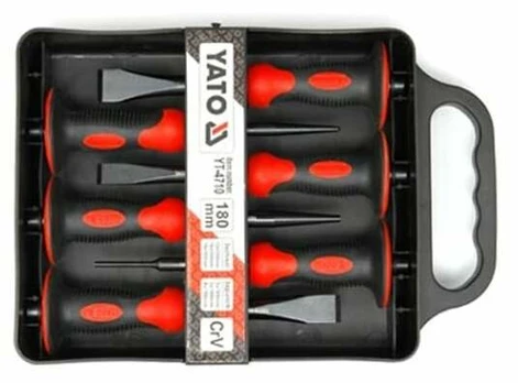 Kaltų rinkinys Yato YT-4710, 180 cm