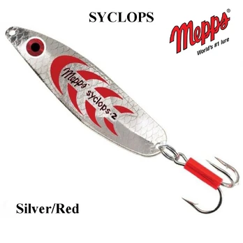 Blizgė Mepps Syclops Silver/Red 4 g